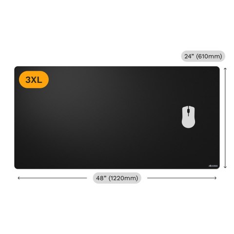 Podkładka pod mysz Glorious Mouse Pad 2 3XL - Stitched - Black