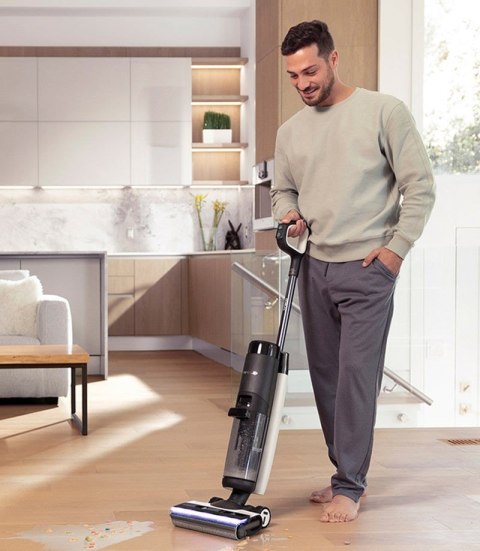 Tineco Floor one S7 FlashDry Odkurzacz pionowy Bateria Suchy i Mokry Bez worka 230 W Czarny 3900 Ah Tineco Floor one S7 FlashDry Odkurzacz pionowy Bateria Suchy i Mokry Bez worka 230 W Czarny 3900 Ah