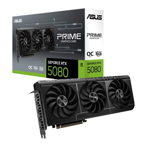 Karta graficzna ASUS PRIME GeForce RTX 5080 OC 16GB Karta graficzna ASUS PRIME GeForce RTX 5080 OC 16GB