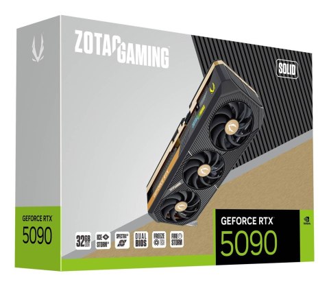 Karta graficzna ZOTAC GAMING GeForce RTX 5090 32GB SOLID Karta graficzna ZOTAC GAMING GeForce RTX 5090 32GB SOLID