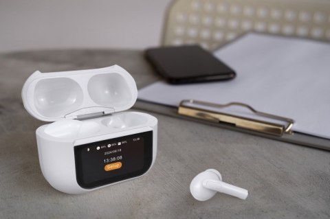Technaxx MusicMan Słuchawki True Wireless Stereo (TWS) Douszny Połączenia/muzyka USB Type-C Bluetooth Biały Technaxx MusicMan Słuchawki True Wireless Stereo (TWS) Douszny Połączenia/muzyka USB Type-C Bluetooth Biały