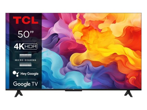 Telewizor TCL 50V6B LED 50'' 4K Ultra HD Google TV Dolby Audio DVB-T2 Czarny Telewizor TCL 50V6B LED 50'' 4K Ultra HD Google TV Dolby Audio DVB-T2 Czarny