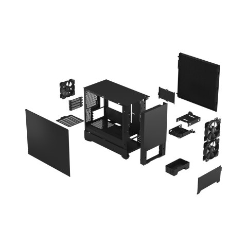 FRACTAL DESIGN Pop Mini Cicha czerń S FRACTAL DESIGN Pop Mini Cicha czerń S