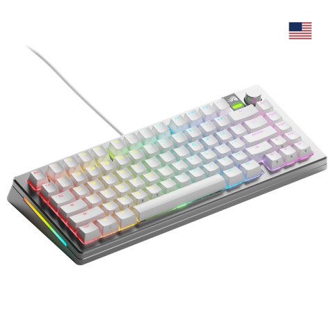 Glorious Gaming GMMK 3 PRO 75% Prebuilt klawiatura USB QWERTY US English Srebrny Glorious Gaming GMMK 3 PRO 75% Prebuilt klawiatura USB QWERTY US English Srebrny