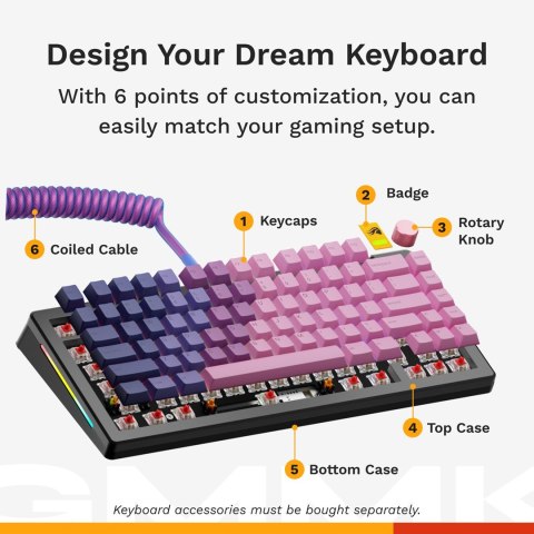 Glorious Gaming GMMK 3 PRO HE 75% Prebuilt klawiatura USB QWERTY US English Czarny Glorious Gaming GMMK 3 PRO HE 75% Prebuilt klawiatura USB QWERTY US English Czarny