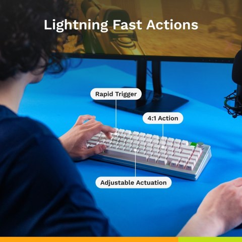Glorious Gaming GMMK 3 PRO HE 75% Prebuilt klawiatura USB QWERTY US English Czarny Glorious Gaming GMMK 3 PRO HE 75% Prebuilt klawiatura USB QWERTY US English Czarny