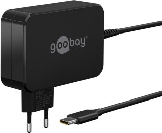 Goobay 65420 Laptop Czarny Prąd przemienny Szybkie ładowanie Wewnętrzna