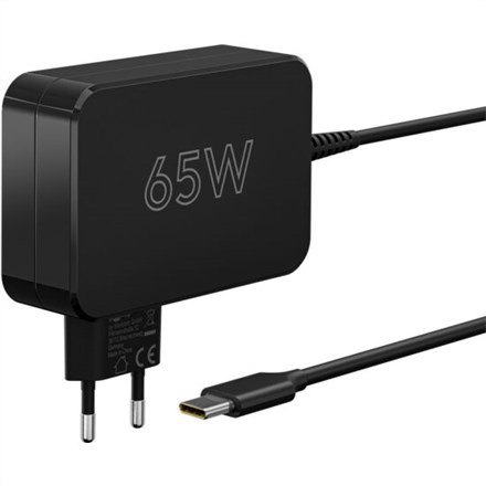 Goobay 65420 Laptop Czarny Prąd przemienny Szybkie ładowanie Wewnętrzna Goobay 65420 Laptop Czarny Prąd przemienny Szybkie ładowanie Wewnętrzna