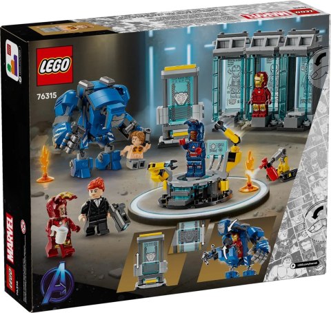 LEGO Marvel Super Heroes 76315 Laboratorium Iron Mana: Zbrojownia LEGO Marvel Super Heroes 76315 Laboratorium Iron Mana: Zbrojownia