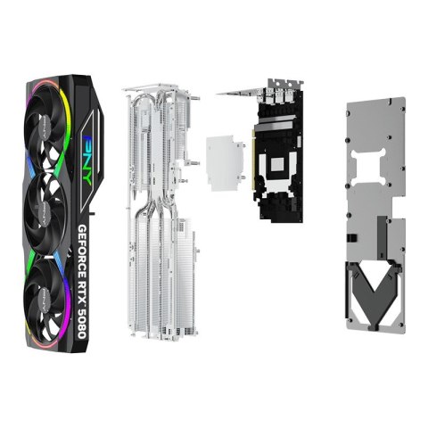 PNY VCG508016TFXXPB1-O karta graficzna NVIDIA GeForce RTX 5080 16 GB GDDR7 PNY VCG508016TFXXPB1-O karta graficzna NVIDIA GeForce RTX 5080 16 GB GDDR7