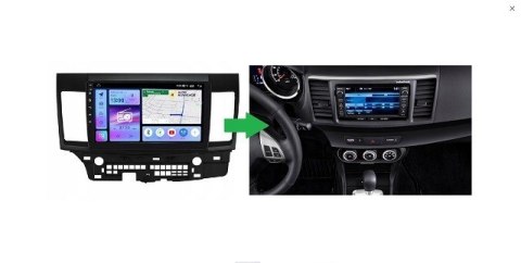 RADIO NAWIGACJA GPS MITSUBISHI LANCER VIII 2007-2014 ANDROID RADIO NAWIGACJA GPS MITSUBISHI LANCER VIII 2007-2014 ANDROID
