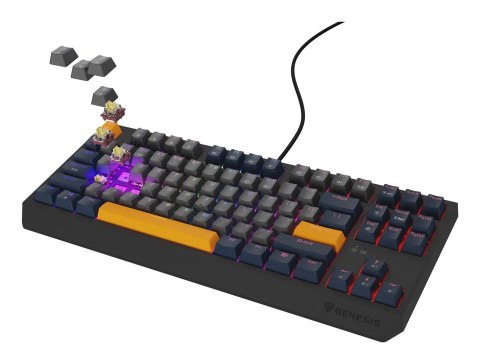 GENESIS Thor 230 TKL klawiatura Gaming USB QWERTY Angielski Niebieski GENESIS Thor 230 TKL klawiatura Gaming USB QWERTY Angielski Niebieski