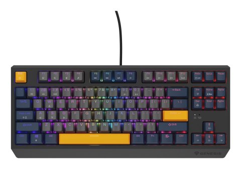 GENESIS Thor 230 TKL klawiatura Gaming USB QWERTY Angielski Niebieski GENESIS Thor 230 TKL klawiatura Gaming USB QWERTY Angielski Niebieski