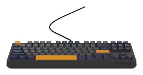 GENESIS Thor 230 TKL klawiatura Gaming USB QWERTY Angielski Niebieski GENESIS Thor 230 TKL klawiatura Gaming USB QWERTY Angielski Niebieski