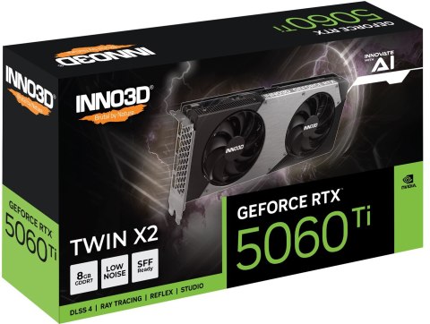 Karta graficzna INNO3D RTX 5060 Ti Twin X2 8GB Karta graficzna INNO3D RTX 5060 Ti Twin X2 8GB