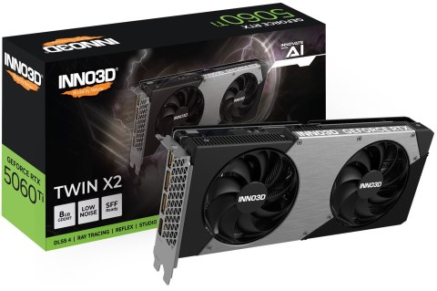 Karta graficzna INNO3D RTX 5060 Ti Twin X2 8GB Karta graficzna INNO3D RTX 5060 Ti Twin X2 8GB