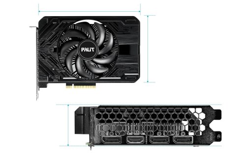 Karta graficzna Palit GeForce RTX 4060 StormX 8GB GDDR6 Karta graficzna Palit GeForce RTX 4060 StormX 8GB GDDR6