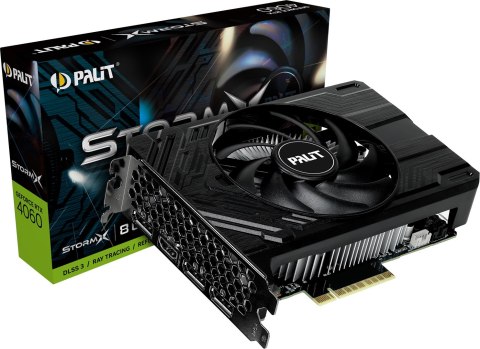 Karta graficzna Palit GeForce RTX 4060 StormX 8GB GDDR6 Karta graficzna Palit GeForce RTX 4060 StormX 8GB GDDR6