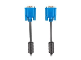 LANBERG CA-VGAC-10CU-0018-BK 1.8m /sD-sub 15pin Męska D-sub 15pin Męska
