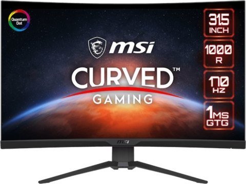 Monitor MSI MAG 325CQRF QD (31.5" /VA /170Hz /2560 x 1440 /Czarny) Monitor MSI MAG 325CQRF QD (31.5" /VA /170Hz /2560 x 1440 /Czarny)