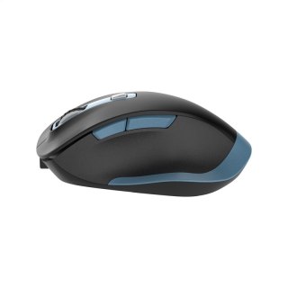 OMEGA MOUSE MYSZ BEZPRZEWODOWA WIRELESS RECHARGEABLE USB-C BLACK BLUE [46046]