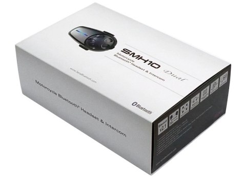 Interkom motocyklowy Sena SMH10-11 Bluetooth 3.0 900m z mikrofonem na pałąku na 1 kask Interkom motocyklowy Sena SMH10-11 Bluetooth 3.0 900m z mikrofonem na pałąku na 1 kask