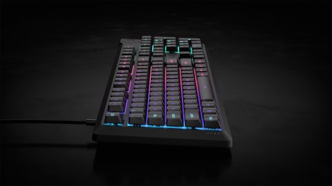 Klawiatura CORSAIR Tas K55 CORE BLACK RGB, Gumowa kopuła, Mechaniczna, USB Klawiatura CORSAIR Tas K55 CORE BLACK RGB, Gumowa kopuła, Mechaniczna, USB