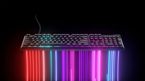Klawiatura CORSAIR Tas K55 CORE BLACK RGB, Gumowa kopuła, Mechaniczna, USB Klawiatura CORSAIR Tas K55 CORE BLACK RGB, Gumowa kopuła, Mechaniczna, USB