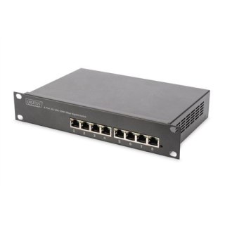 Digitus 8-portowy przełącznik gigabitowy, 10 cali, niezarządzalny