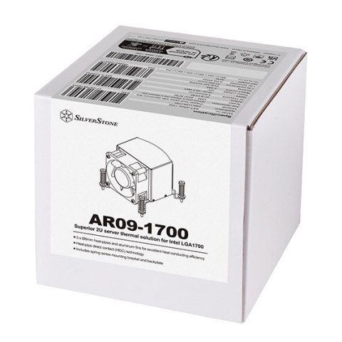 Silverstone SST-AR09-1700 system chłodzenia komputerów Procesor Chłodnica powietrza 6 cm Czarny, Szary 1 szt. Silverstone SST-AR09-1700 system chłodzenia komputerów Procesor Chłodnica powietrza 6 cm Czarny, Szary 1 szt.