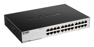 D-Link GO-SW-24G - Niezarządzany - L2 - Gigabit Ethernet (10/100/1000) - Pełny dupleks - Montaż w szafie - 1U