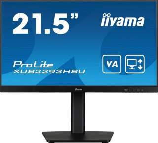 Iiyama Display 22 XUB2293HSU-B7 IPS - Płaski Ekran - 54.6 cm