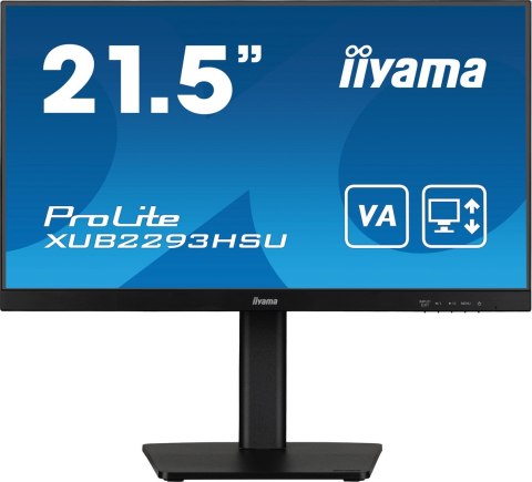 Iiyama Display 22 XUB2293HSU-B7 IPS - Płaski Ekran - 54.6 cm Iiyama Display 22 XUB2293HSU-B7 IPS - Płaski Ekran - 54.6 cm