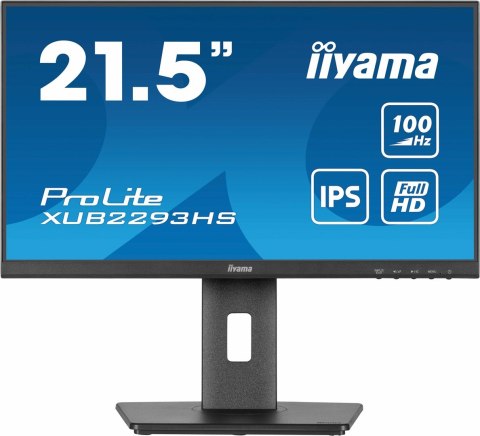 Iiyama ProLite XUB2293HS-B6 monitor komputerowy 54,6 cm (21.5") 1920 x 1080 px Full HD LED Czarny Iiyama ProLite XUB2293HS-B6 monitor komputerowy 54,6 cm (21.5") 1920 x 1080 px Full HD LED Czarny