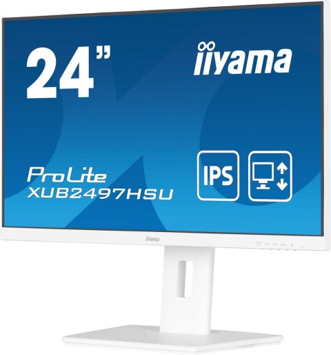 Iiyama TFT XUB2497HSU IPS 24'' HDMI/DP/2xUSB/hoev/weiß - Płaski ekran - 60.5 cm Iiyama TFT XUB2497HSU IPS 24'' HDMI/DP/2xUSB/hoev/weiß - Płaski ekran - 60.5 cm