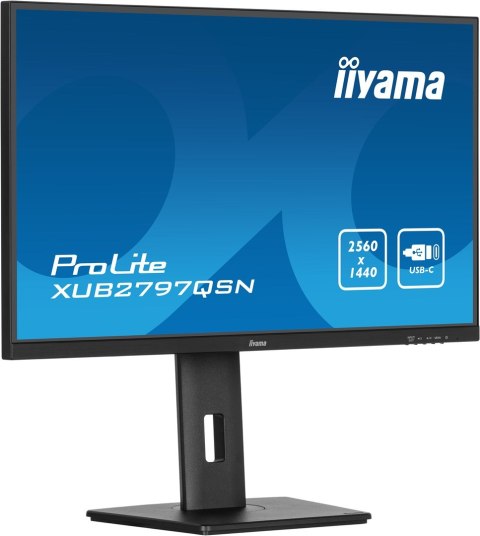 Monitor IIYAMA 68.5cm (27") XUB2797QSN-B2 16:9 HDMI+DP+USB-C Monitor IIYAMA 68.5cm (27") XUB2797QSN-B2 16:9 HDMI+DP+USB-C