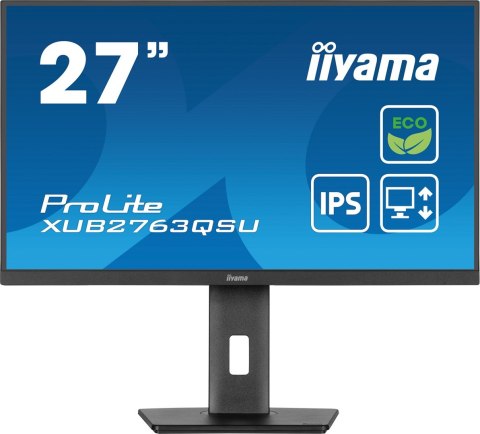 Monitor IIYAMA 68.6cm (27") XUB2763QSU-B1 16:9 HDMI+DP+USB IPS Lift Monitor IIYAMA 68.6cm (27") XUB2763QSU-B1 16:9 HDMI+DP+USB IPS Lift