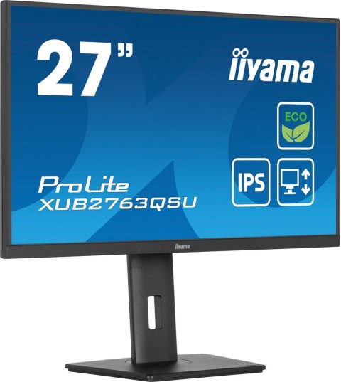 Monitor IIYAMA 68.6cm (27") XUB2763QSU-B1 16:9 HDMI+DP+USB IPS Lift Monitor IIYAMA 68.6cm (27") XUB2763QSU-B1 16:9 HDMI+DP+USB IPS Lift