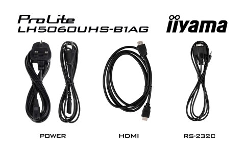 Monitor Iiyama 50 LH5060UHS-B1AG HDMI USB Monitor Iiyama 50 LH5060UHS-B1AG HDMI USB