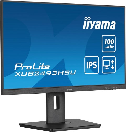 Monitor LED Iiyama ProLite XUB2493HSU-B7 - 24 - Płaski ekran - 60,5 cm Monitor LED Iiyama ProLite XUB2493HSU-B7 - 24 - Płaski ekran - 60,5 cm