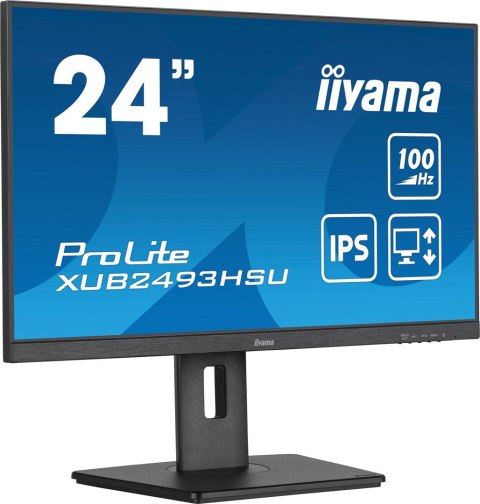 Monitor LED Iiyama ProLite XUB2493HSU-B7 - 24 - Płaski ekran - 60,5 cm Monitor LED Iiyama ProLite XUB2493HSU-B7 - 24 - Płaski ekran - 60,5 cm