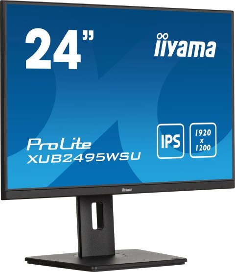 Monitor iiyama ProLite XUB2495WSU-B7 61,1cm (24") WUXGA IPS HDMI/DP/USB 4ms Monitor iiyama ProLite XUB2495WSU-B7 61,1cm (24") WUXGA IPS HDMI/DP/USB 4ms