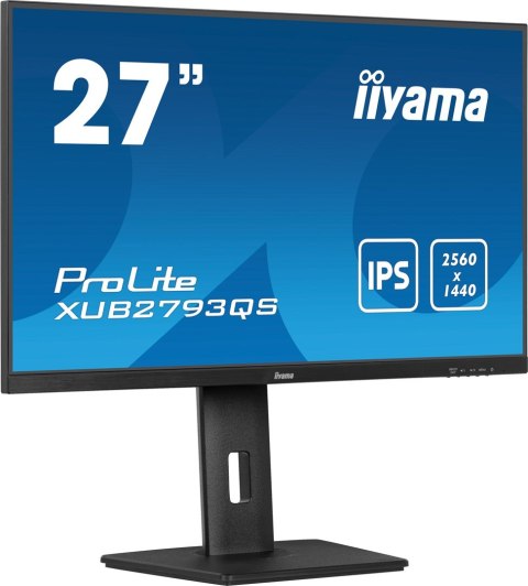 Monitor iiyama ProLite XUB2793QS-B7 27" - Płaski ekran - 68,6 cm Monitor iiyama ProLite XUB2793QS-B7 27" - Płaski ekran - 68,6 cm