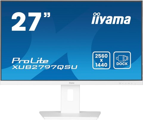 Monitor iiyama ProLite XUB2797QSU-W2 27" - Płaski ekran - 68,6 cm Monitor iiyama ProLite XUB2797QSU-W2 27" - Płaski ekran - 68,6 cm