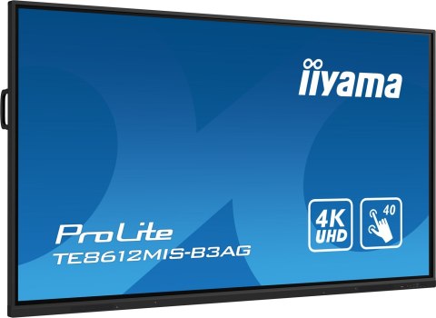 Płaski ekran Iiyama ProLite TE8612MIS-B3AG 86" - 8 ms Płaski ekran Iiyama ProLite TE8612MIS-B3AG 86" - 8 ms