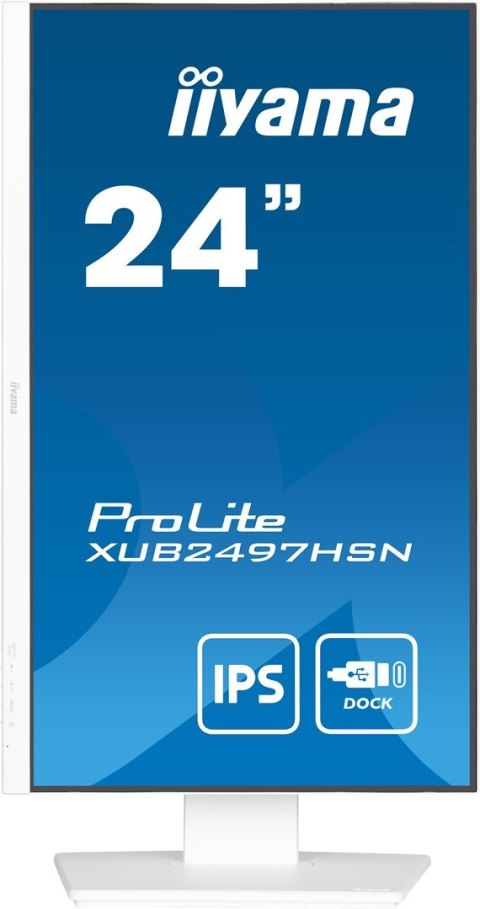 Płaski ekran iiyama 24 XUB2497HSN-W2 HDMI DP USB USB-C - 60,5 cm Płaski ekran iiyama 24 XUB2497HSN-W2 HDMI DP USB USB-C - 60,5 cm