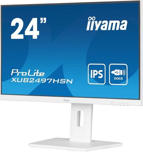 Płaski ekran iiyama 24 XUB2497HSN-W2 HDMI DP USB USB-C - 60,5 cm Płaski ekran iiyama 24 XUB2497HSN-W2 HDMI DP USB USB-C - 60,5 cm