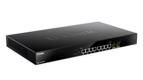 Przełącznik sieciowy D-Link DMS-1100-10TP - Zarządzany - L2 - 2.5G Ethernet (100/1000/2500) - Power over Ethernet (PoE) - Montaż Przełącznik sieciowy D-Link DMS-1100-10TP - Zarządzany - L2 - 2.5G Ethernet (100/1000/2500) - Power over Ethernet (PoE) - Montaż