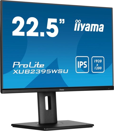 Iiyama ProLite XUB2395WSU-B5 monitor komputerowy 57,1 cm (22.5") 1920 x 1200 px WUXGA LCD Czarny Iiyama ProLite XUB2395WSU-B5 monitor komputerowy 57,1 cm (22.5") 1920 x 1200 px WUXGA LCD Czarny