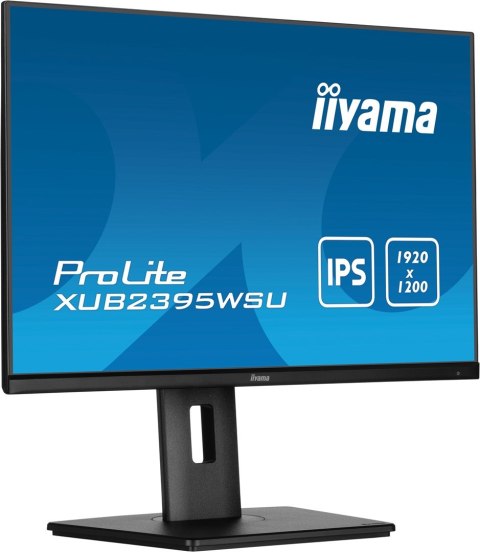 Iiyama ProLite XUB2395WSU-B5 monitor komputerowy 57,1 cm (22.5") 1920 x 1200 px WUXGA LCD Czarny Iiyama ProLite XUB2395WSU-B5 monitor komputerowy 57,1 cm (22.5") 1920 x 1200 px WUXGA LCD Czarny
